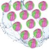 Pet Hair Remover for Laundry, 12Pcs Reusable Pet Hair Remover for Washing Machine, Soft Lint Remover Catcher for Laundry, Bedding, Clothes