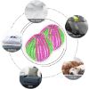 Pet Hair Remover for Laundry, 12Pcs Reusable Pet Hair Remover for Washing Machine, Soft Lint Remover Catcher for Laundry, Bedding, Clothes
