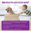 Dogs Calming Collar, 4Pcs Lasts 60 Days Relieve Reduce Anxiety or Stress, 2Pcs 15 Inches and 2Pcs 27.5 Inches Adjustable Pheromones Calming Collars for All Small Medium and Large Dog